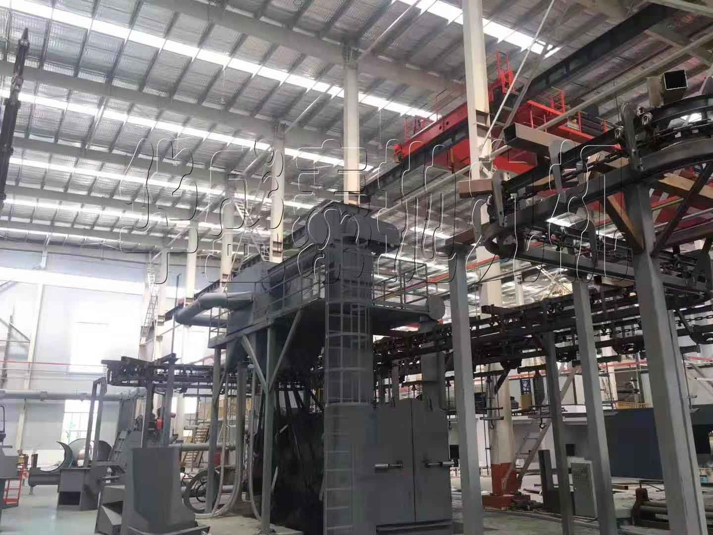 hst385多工位吊鏈式拋丸機應(yīng)用范圍有哪些，大家來說一說